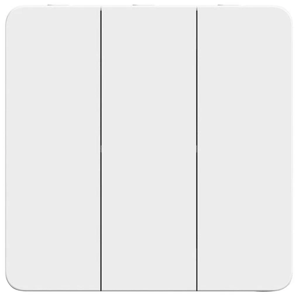 Выключатель Xiaomi Yeelight (YLKG12YL) Белый (3 клавиши) в Челябинске купить по недорогим ценам с доставкой